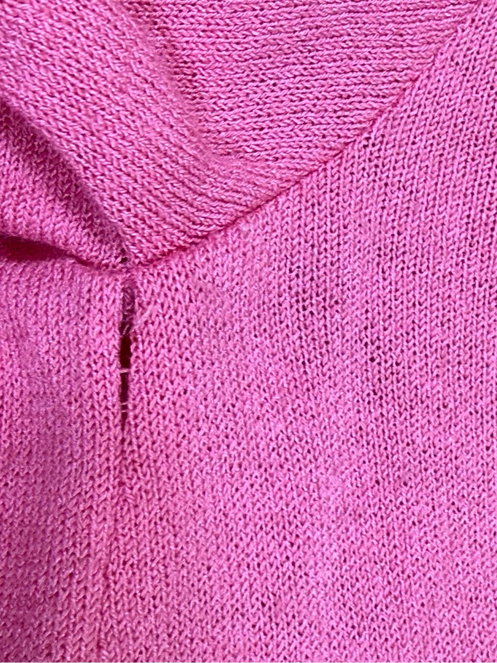 Blugirl by Blumarine Pink Ribbed Knit Top Bow Detail Italy XS NWOT - Picture 4 of 4